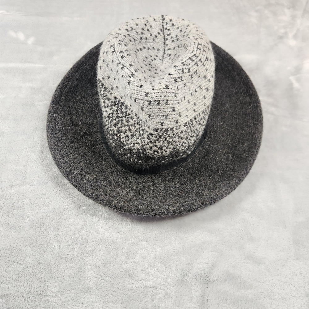 Coco + Carmen Grey Bucket Hat Soft‎ Wool Trendy Streetwear Classic Boho Chic